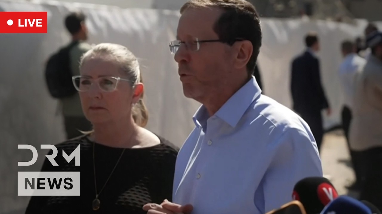 LIVE: Israeli President Isaac Herzog Visits Tel Aviv After Iranian Rocket Strike