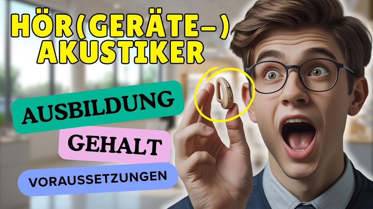 Hörakustiker | Ausbildung, Gehalt & Voraussetzungen ✨