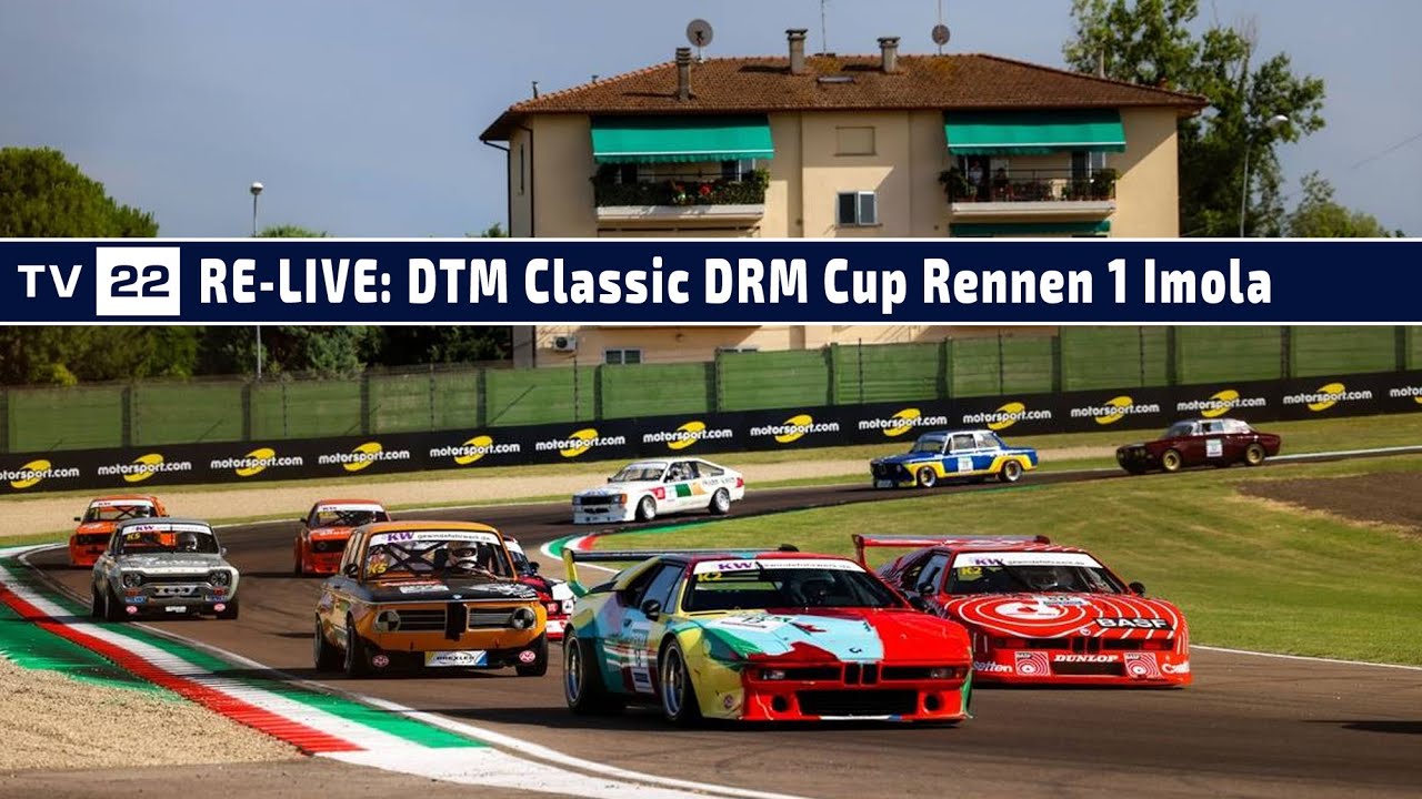 MOTOR TV22: RE-LIVE DTM Classic DRM Cup Imola Rennen 1 2022 | Tourenwagen Legenden