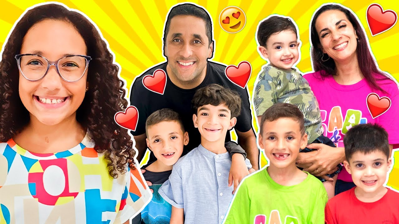 Gabi e Pietro e a História Engraçada de Novos IRMÃOS