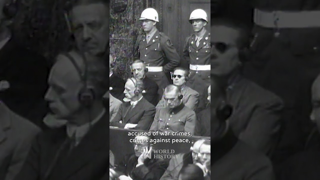 Hermann G&ouml;ring at Nuremberg: Nazi Leader Faces Justice #shorts #ww2 #history