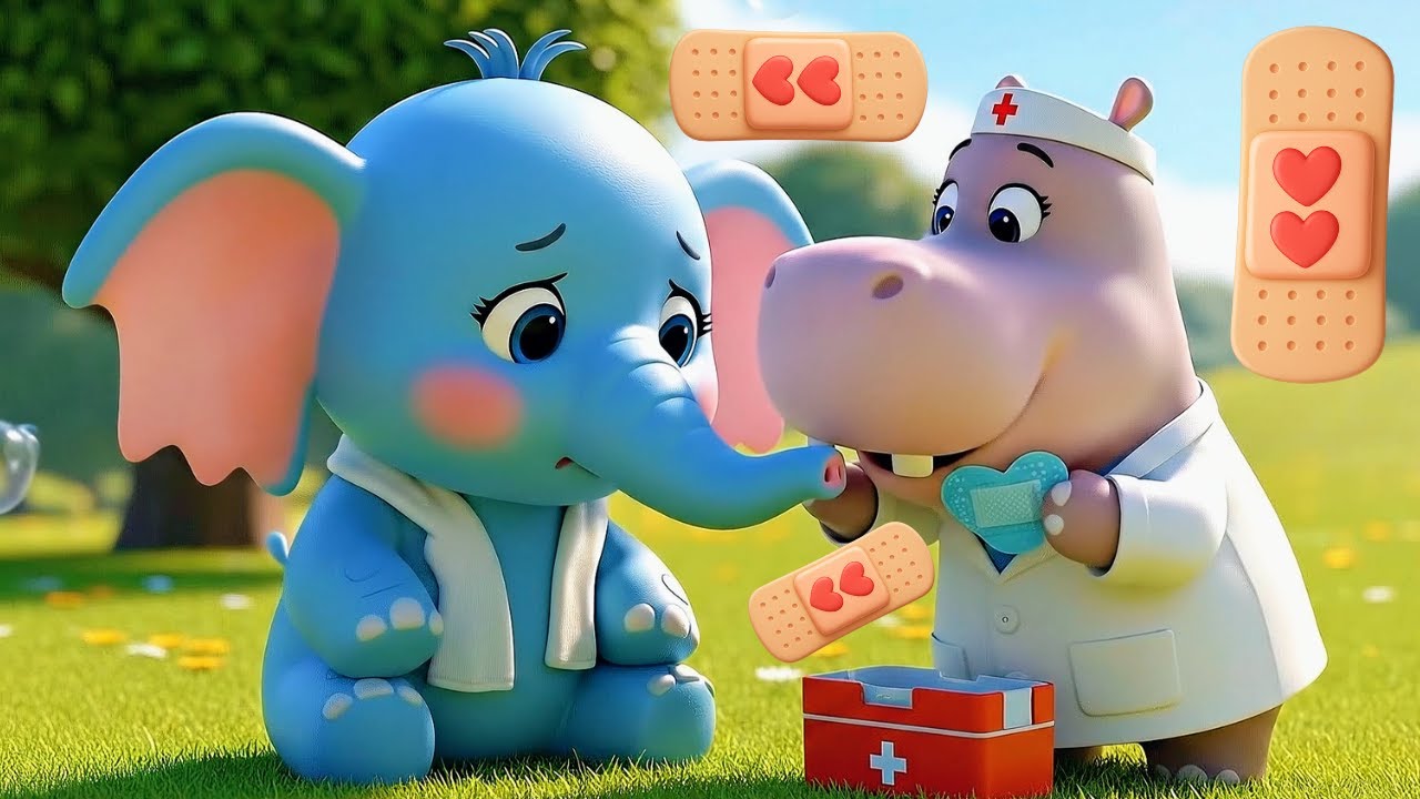 ¡Ay! Me Duele🩹Canción Infantil | ABC Tren de Animales- Canciones de Animales - compilación de videos