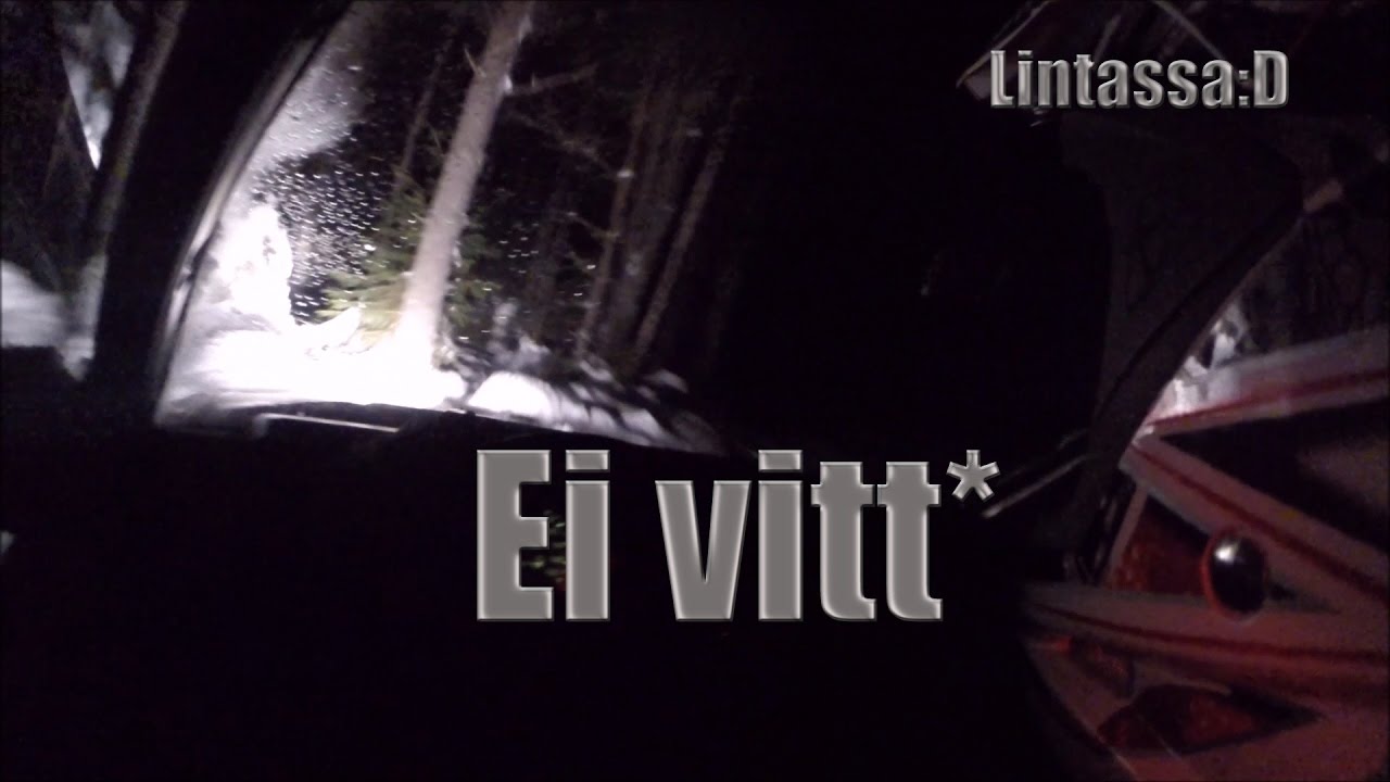 Mit&auml; corollalle tapahtui | Talviher&auml;ttelyt | Lintassa ja sen yli:D