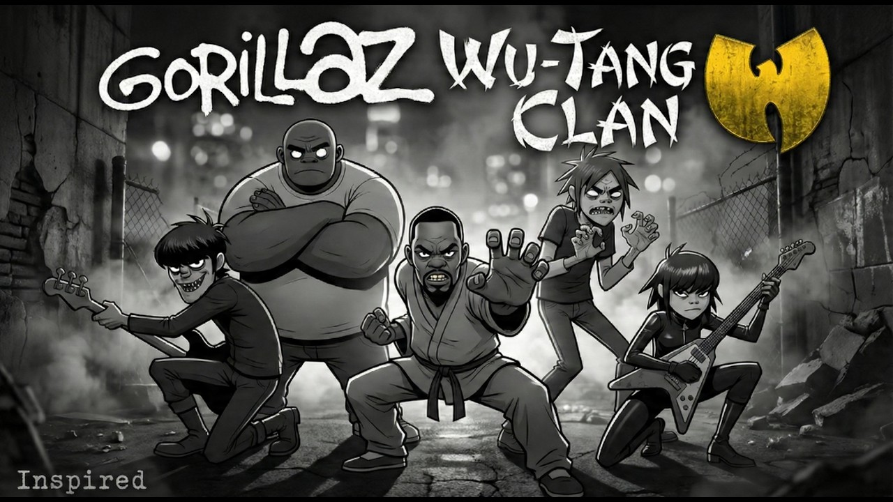 Wu-Tang Clan Style  – Psycho Album Mix | Gorillaz Inspired AI Remix | Trip-Hop, Alt Hip-Hop