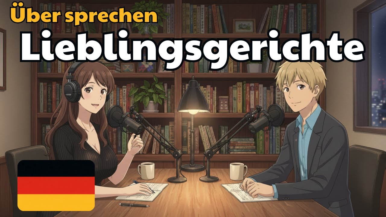 Wie du über dein Lieblingsessen sprichst | Deutsch Konversation für Anfänger | Enjoy German Practice