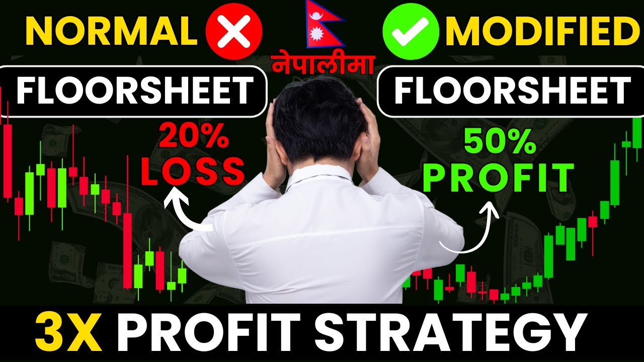 3X PROFIT with Floorsheet Analysis Strategy - Nepal Stock Market | share market basics for beginners