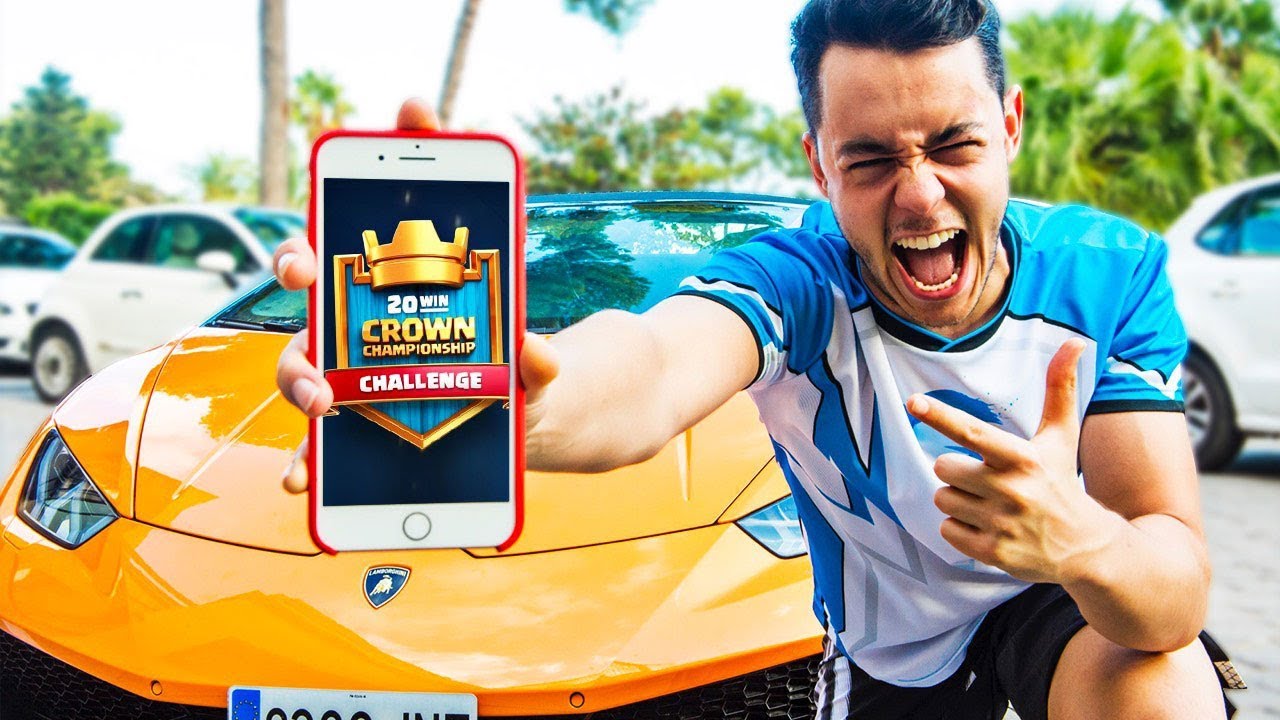 GANO EL CROWN CHAMPIONSHIP EN UN LAMBORGHINI Y DESPIERTO A MIS AMIGOS YOUTUBERS - TheGrefg