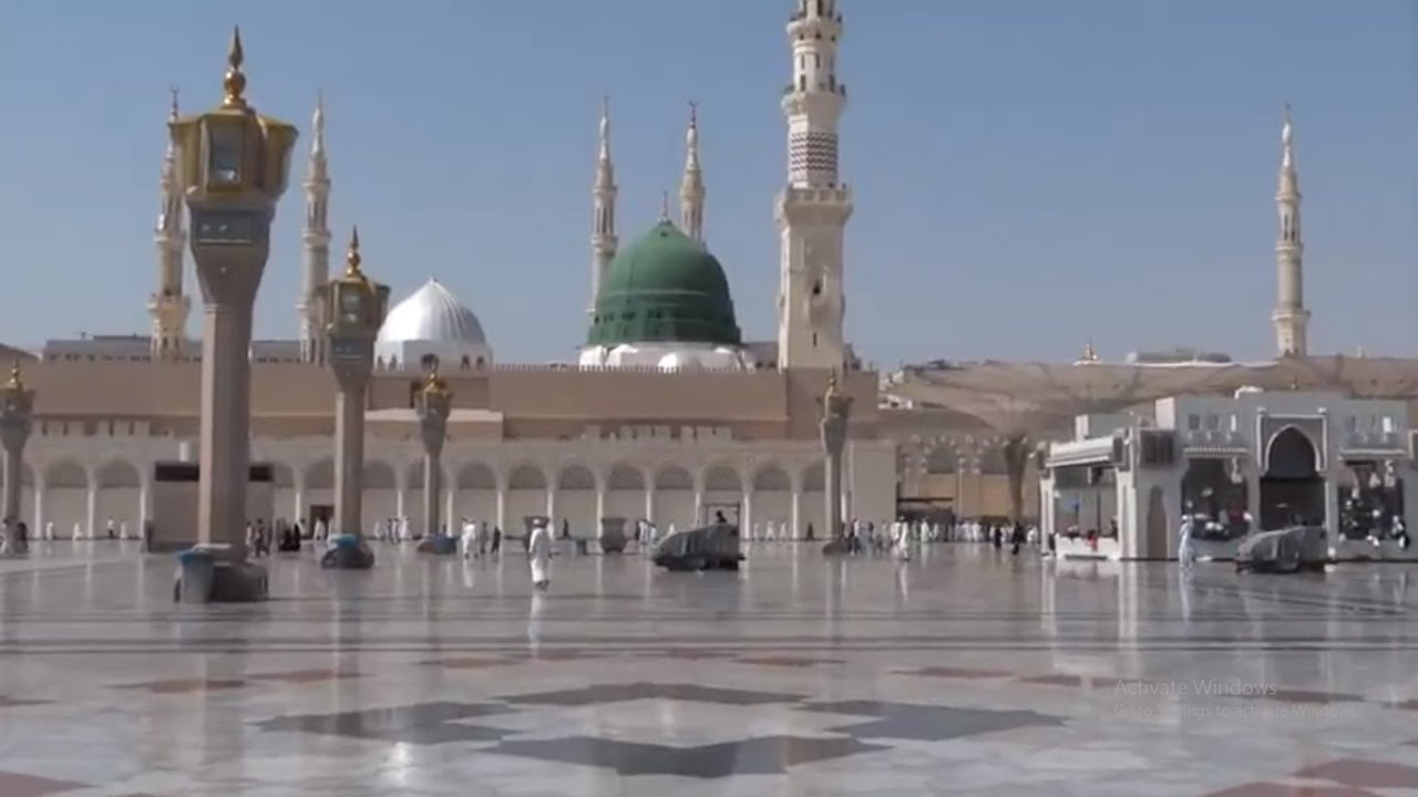 Masjid Al Nabwi (SAW) Madina Shareef, Night View, Car Parking Area