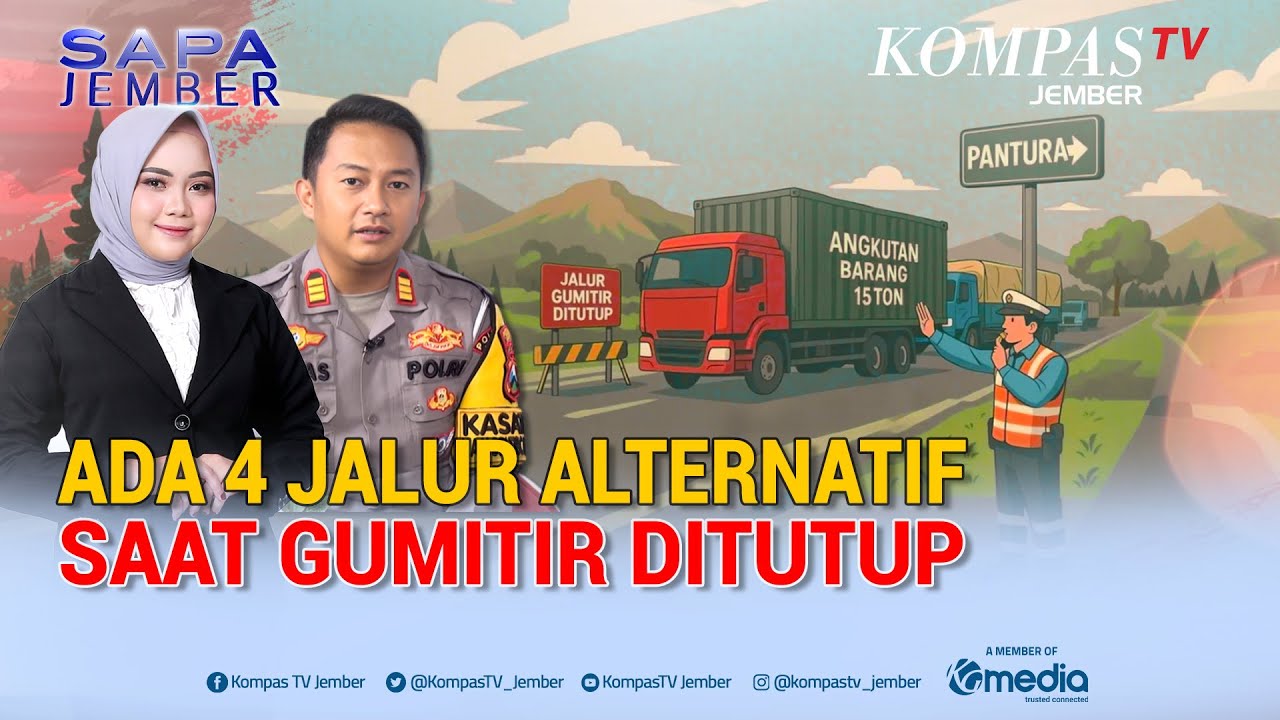 Jalur Gumitir Ditutup 2 Bulan, Ini 4 Jalur Alternatifnya! | SAPA JEMBER 1