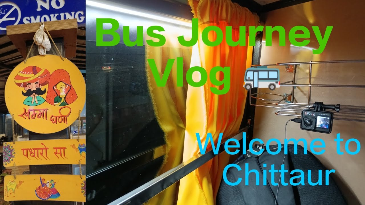 Bus Travel vlog Chittorgarh #travel #vlog 