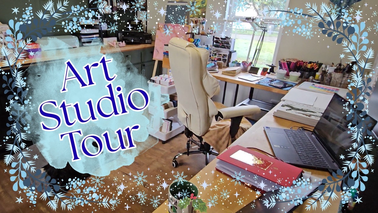 Art Studio Tour | My new Creative Work Space
