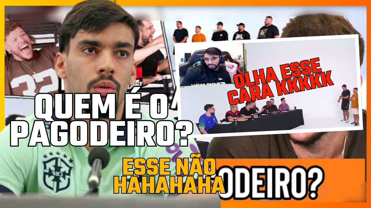 Paqueta reagindo aqueles caras Quem é o pagodeiro?