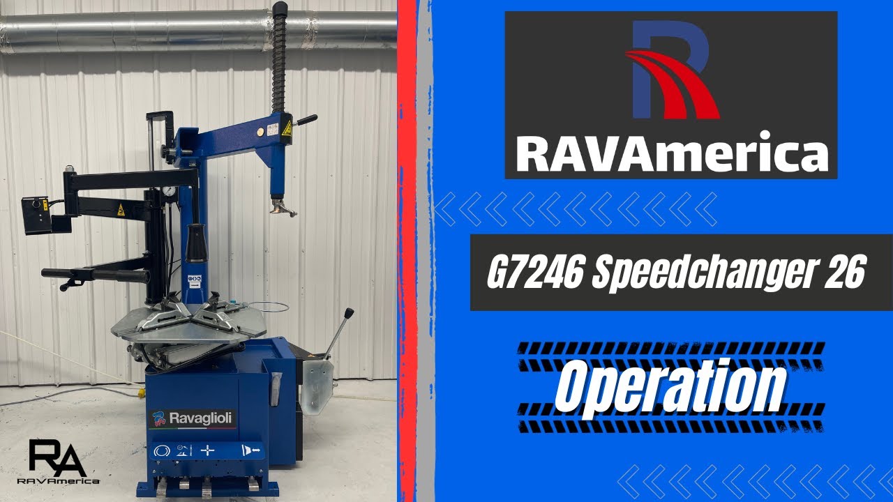 G7246 SpeedChanger 26 Tire Changer Demo/Training