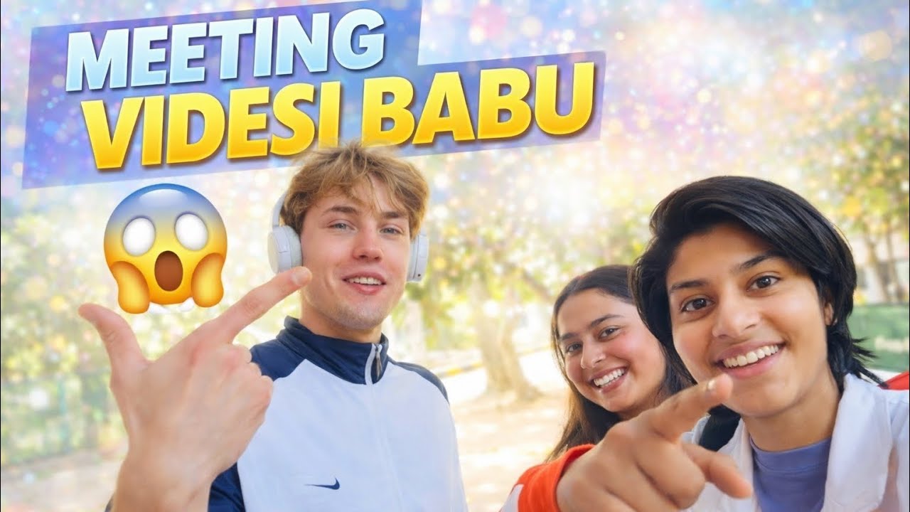 University mein videsi manas se jai baba ki bulwadi 😱🤣
