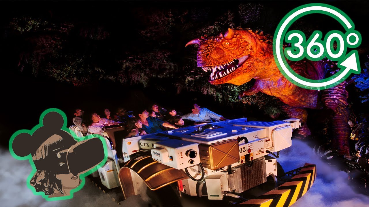 360º Ride on DINOSAUR at Disney's Animal Kingdom