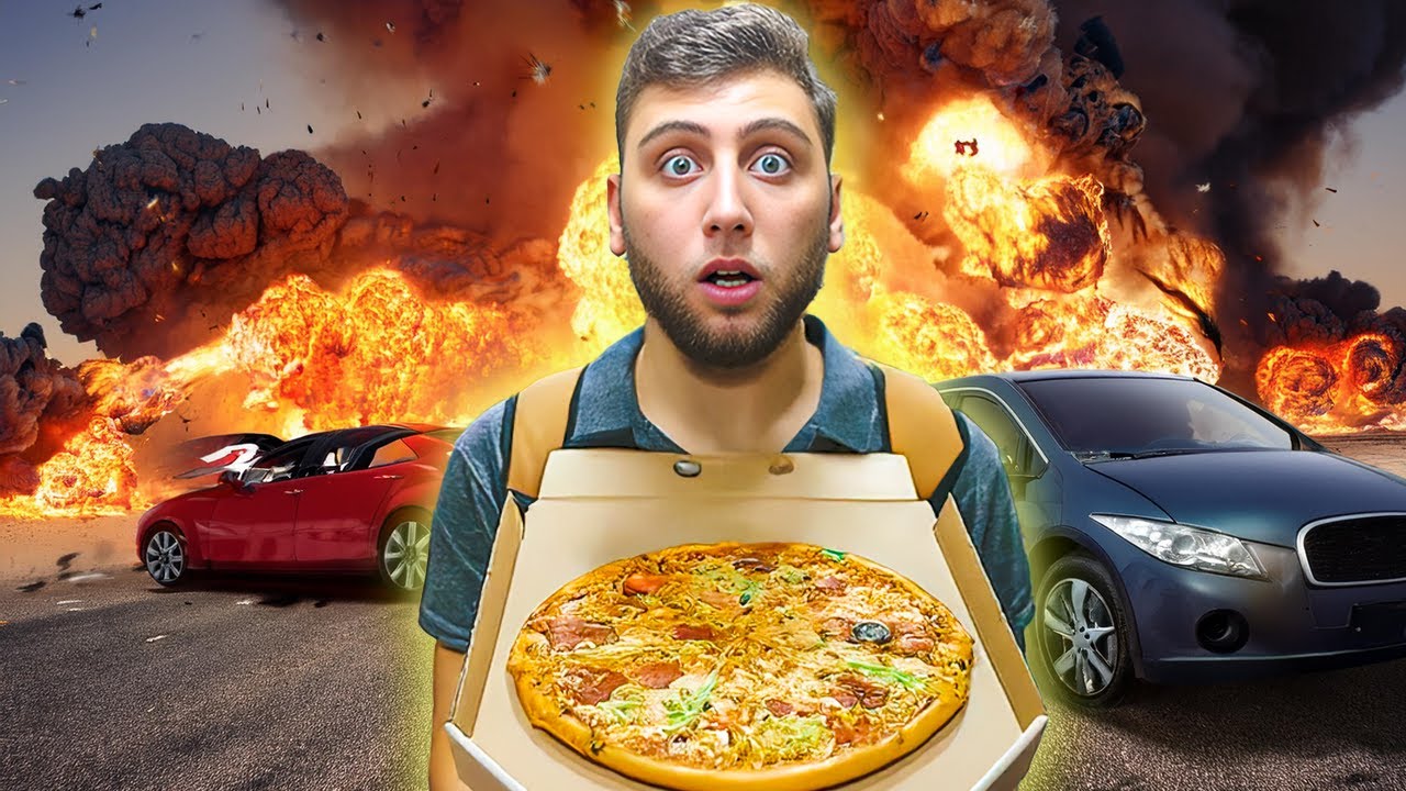 محاكي توصيل البيتزا في نهايه العالم🤯😱