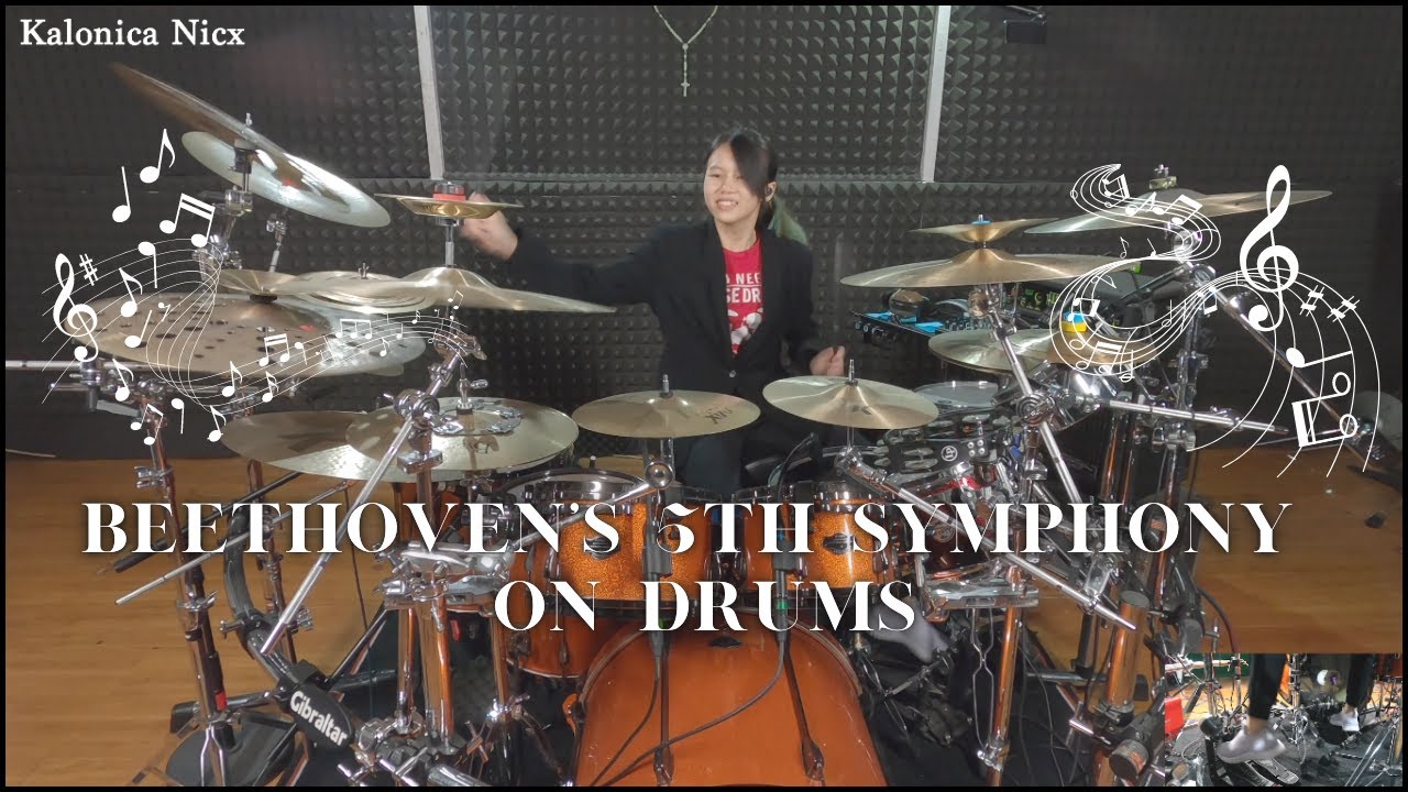 Beethoven's 5th Symphony (1st movement) - Franz Liszt | on Drums & Octapad by Kalonica Nicx