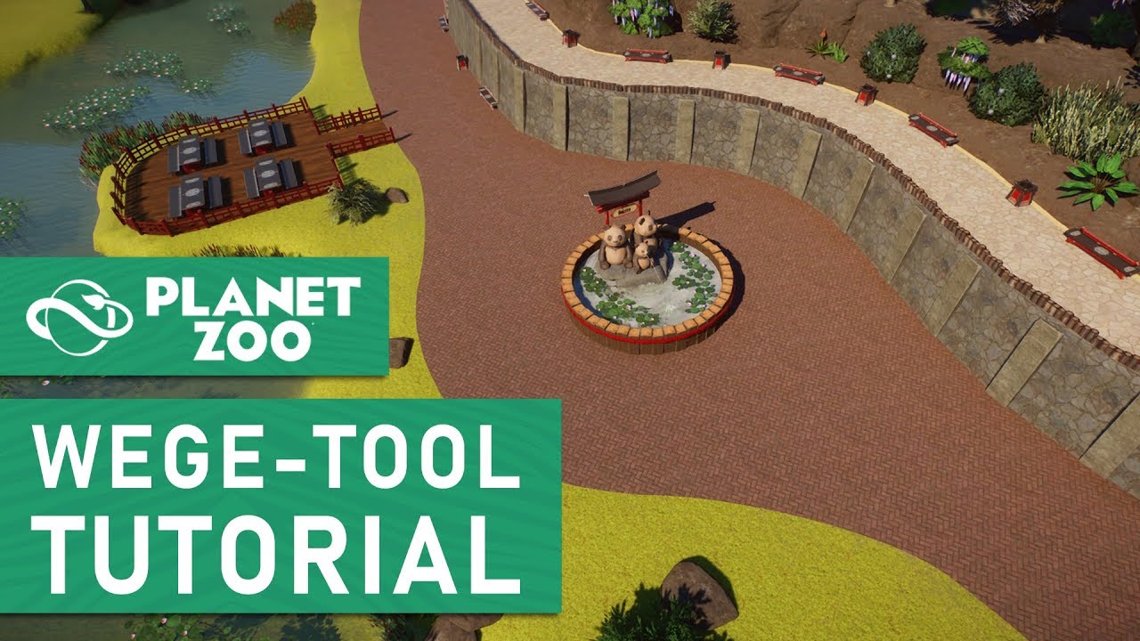 WEGE und PLÄTZE bauen! - Planet Zoo Tutorial