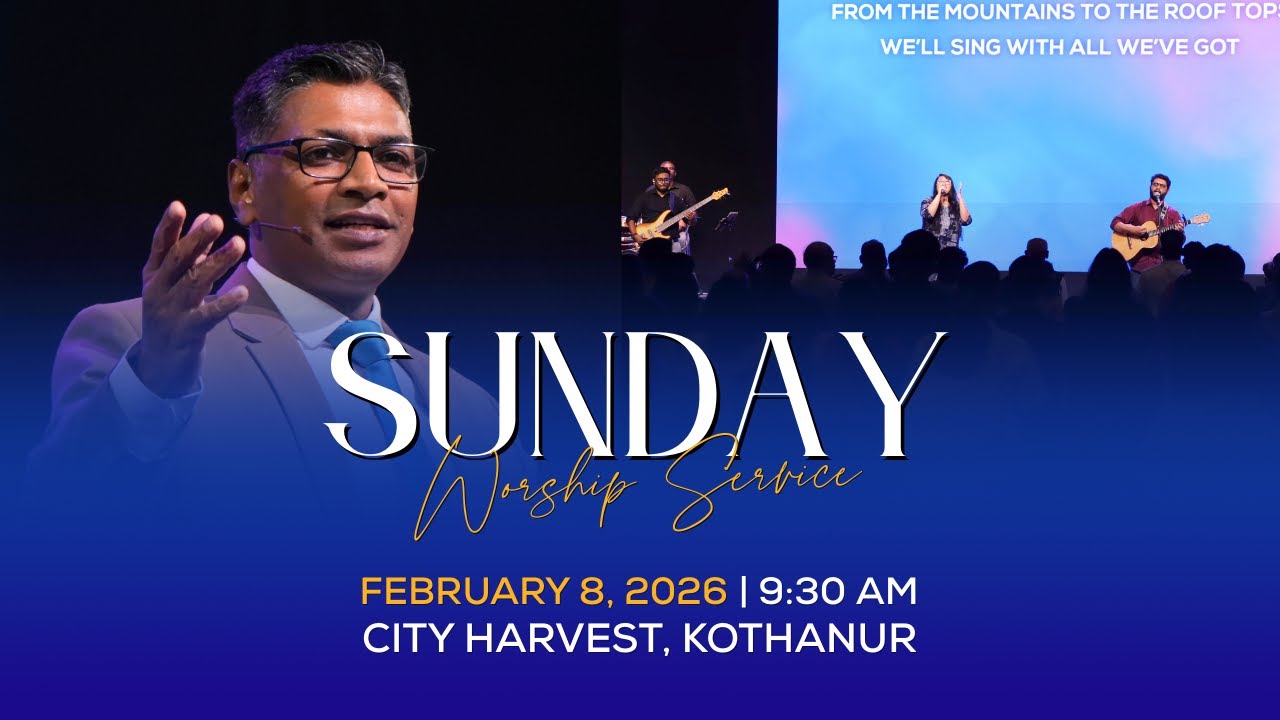 🔴 LIVE Sunday First Service | Live Online Church Service | City Harvest | February 8, 2026