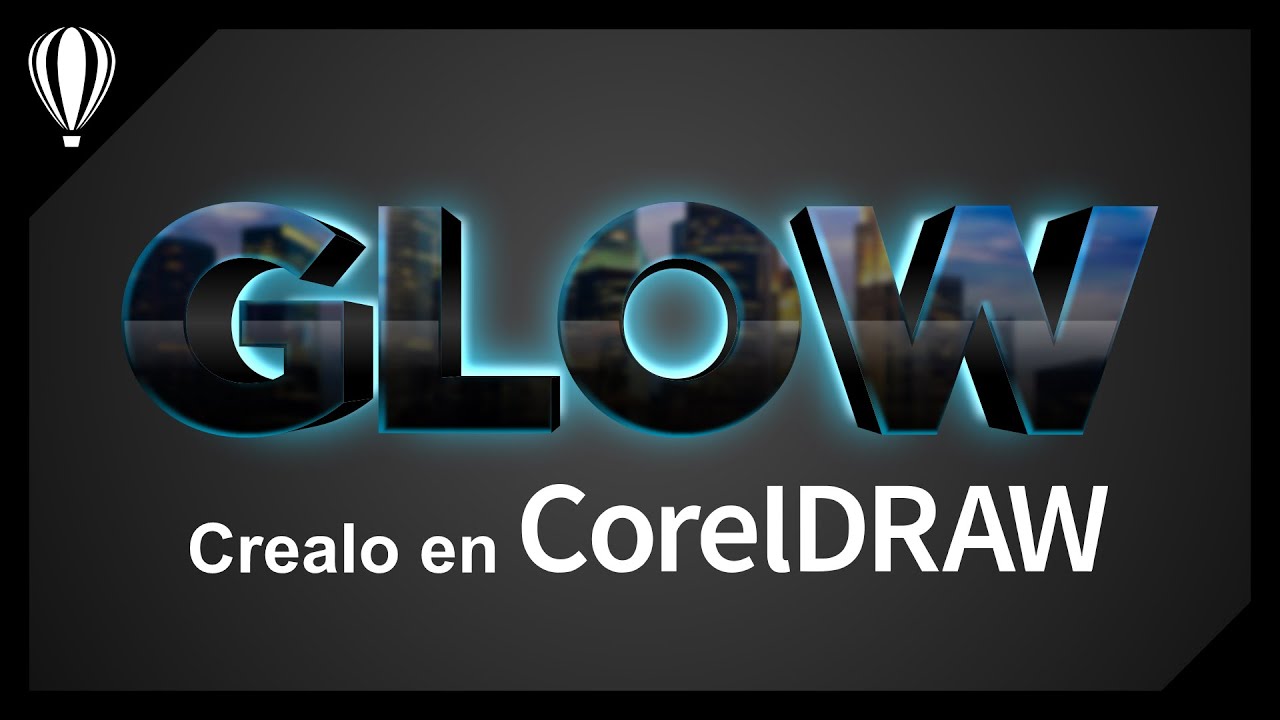 TEXTO con EFECTO 3D y REFLEJOS en CorelDRAW 2022 💬