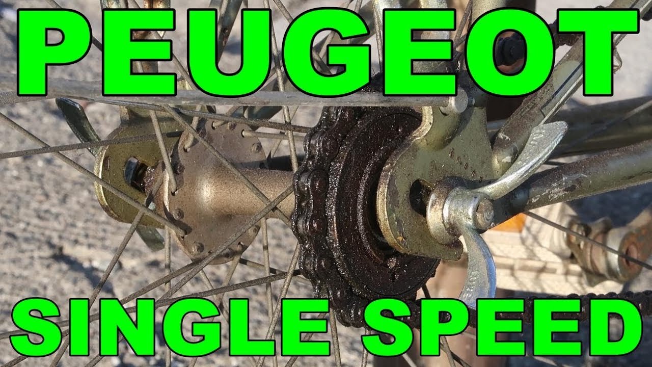 Vintage single-speed bike | Checking out a Peugeot PE-25 mixte