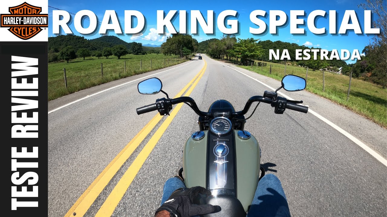 ✅ [REVIEW COMPLETO] - O MELHOR VÍDEO DA HARLEY DAVIDSON ROAD KING SPECIAL NA ESTRADA