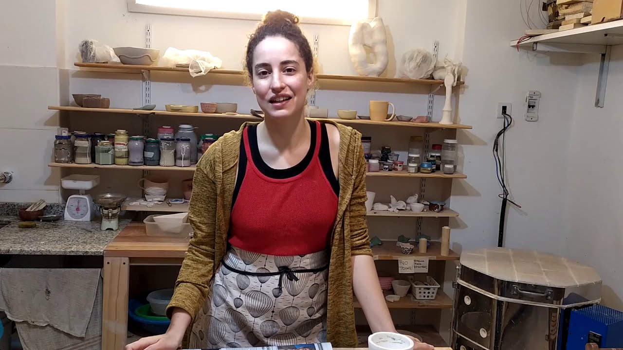 Demostración crayones ceramicos