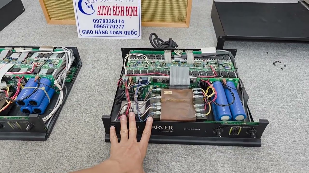 Pow Mỹ Khỏe Hay BOSE 1600 Seri 6     và CARVER PM 1400               Lh e MC nghe Hát Hò