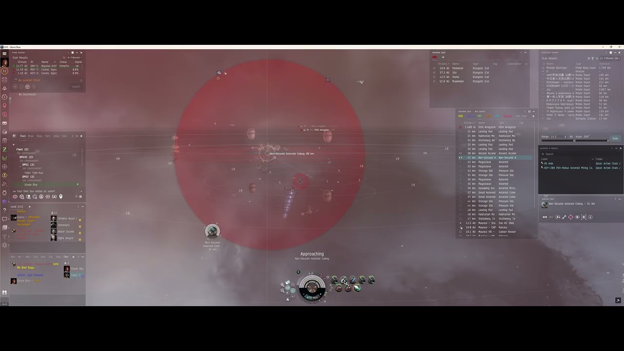 EVE Online - Pith-Robux Asteroid Mining Co. is a DED 1/10 Rated Complex.