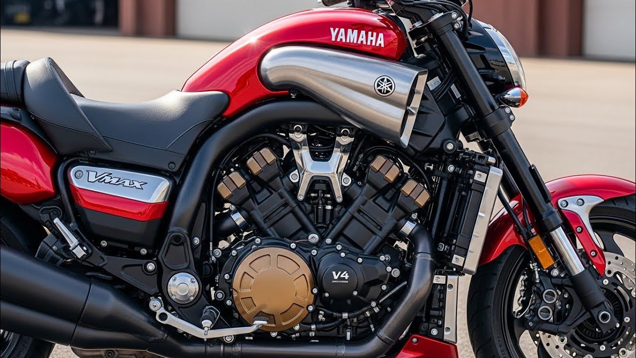 Первые впечатления от нового мотоцикла Yamaha VMAX 1800cc V4 2026 года!!!