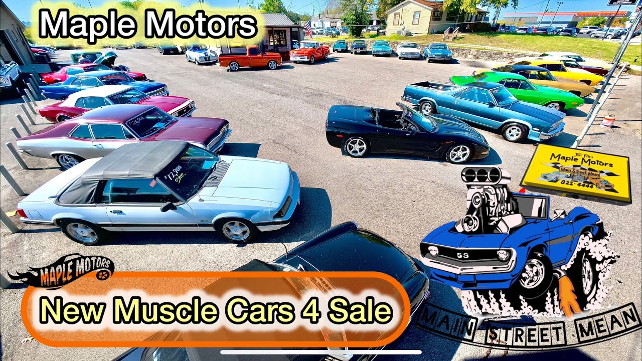 Только что в продаже Классические маслкары Maple Motors 29.09.25 Hot Rod Inventory Walk USA Vinta...