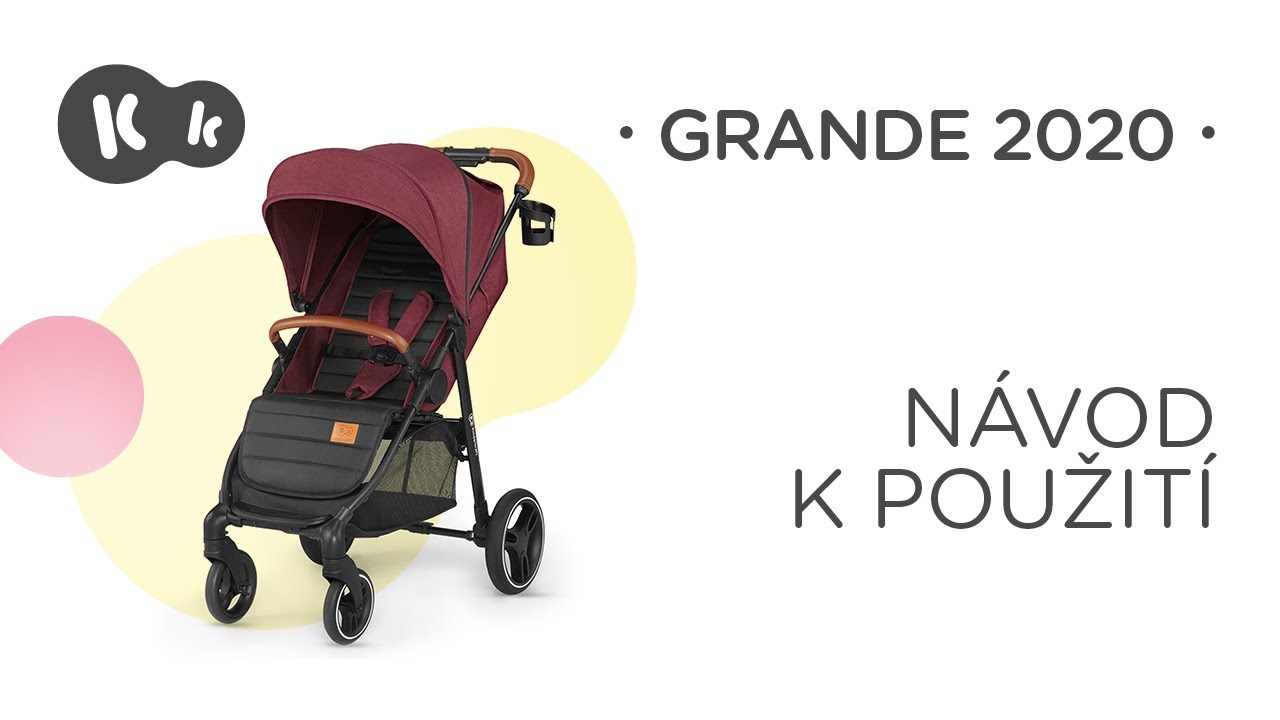 Sportovní kočárek GRANDE 2020 Kinderkraft | Návod k použití