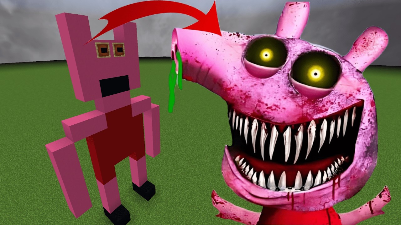 How to Spawn Cursed Peppa Pig in Craftsman | Minecraft PE