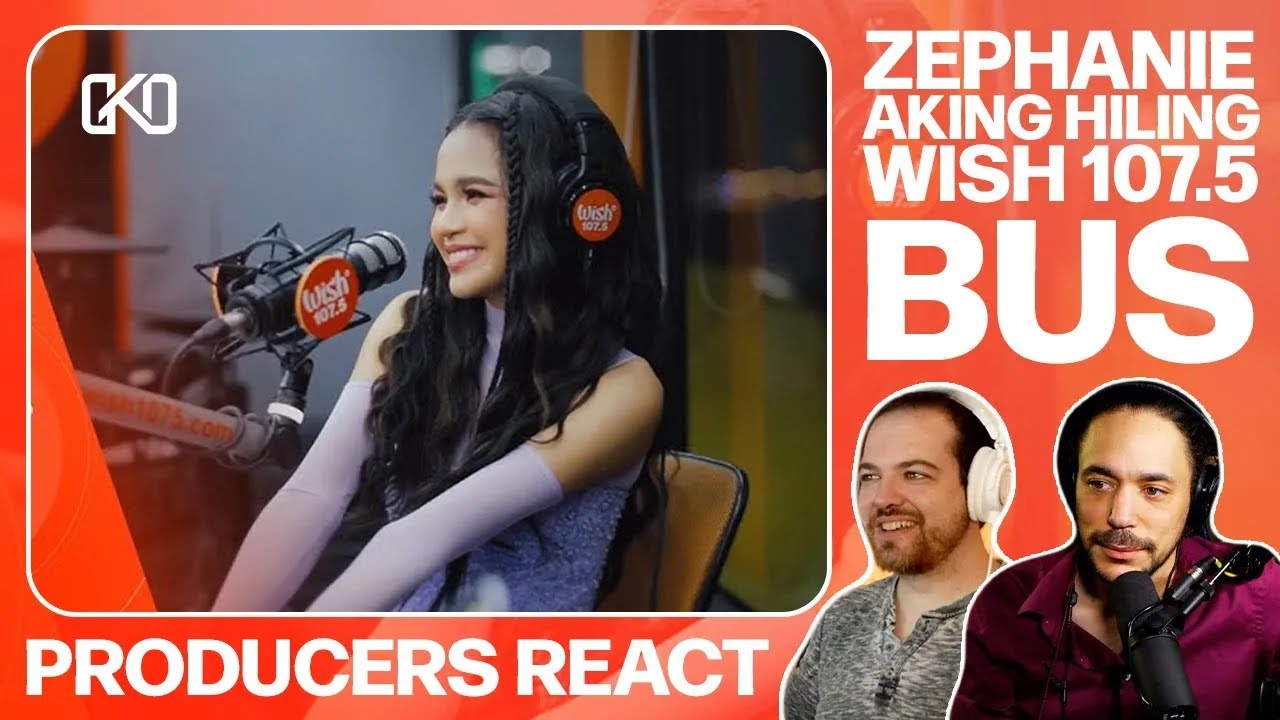 PRODUCERS REACT [ARCHIVE] - Zephanie Aking Hiling Wish 107.5 Bus Reaction