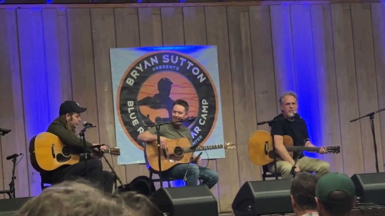 Billy Strings, Bryan Sutton, Jake Workman, & Chris Eldridge guitar jam - Big Mon and Old Grimes