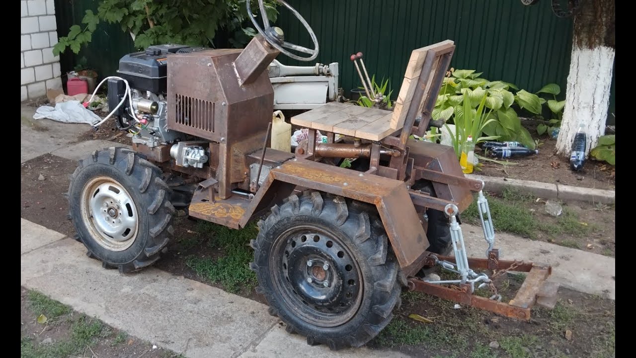 Homemade garden tractor/lawn tractor pt12