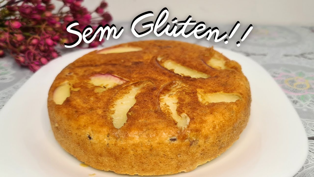 Pãozinho SEM GLÚTEN, SEM AÇÚCAR, com maçã | DINHA MORAES 