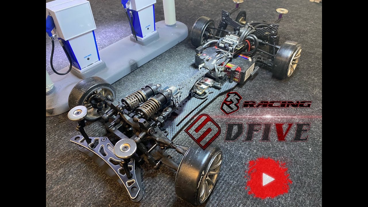 3Racing D5 [ Blue edition ] Sakura First Test - xarvis setup - vs Yokomo yd2 sx3 rc drift