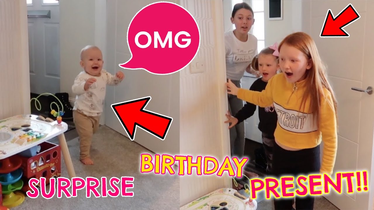 SURPRISING OUR BABY BOY WITH AN EARLY 1st BIRTHDAY PRESENT! ** AMAZING REACTION **
