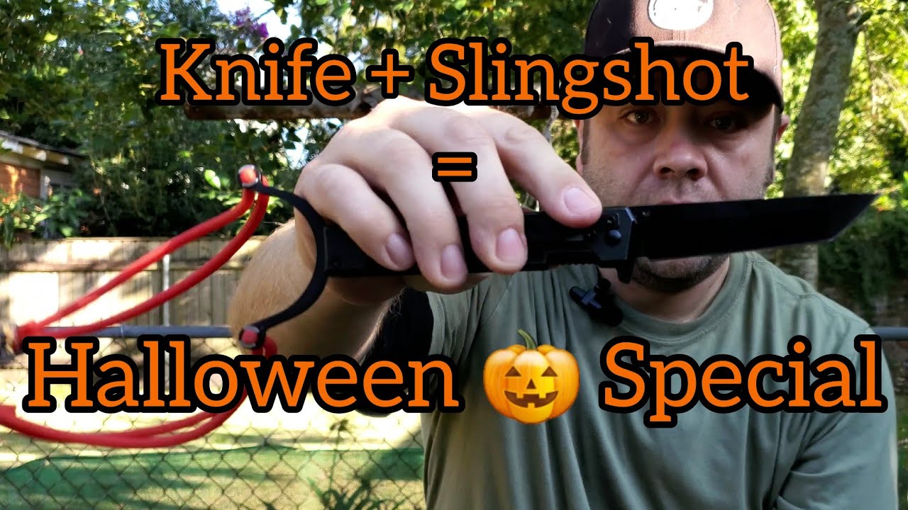 Slingshot Knife 🎃Halloween Special👻  Unboxing and Review