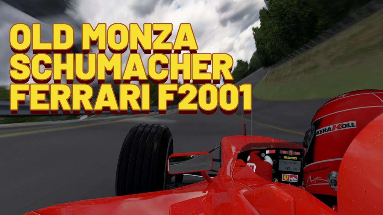 They BANNED This Monza Layout for Being Too Fast 😱 | Schumacher F2001