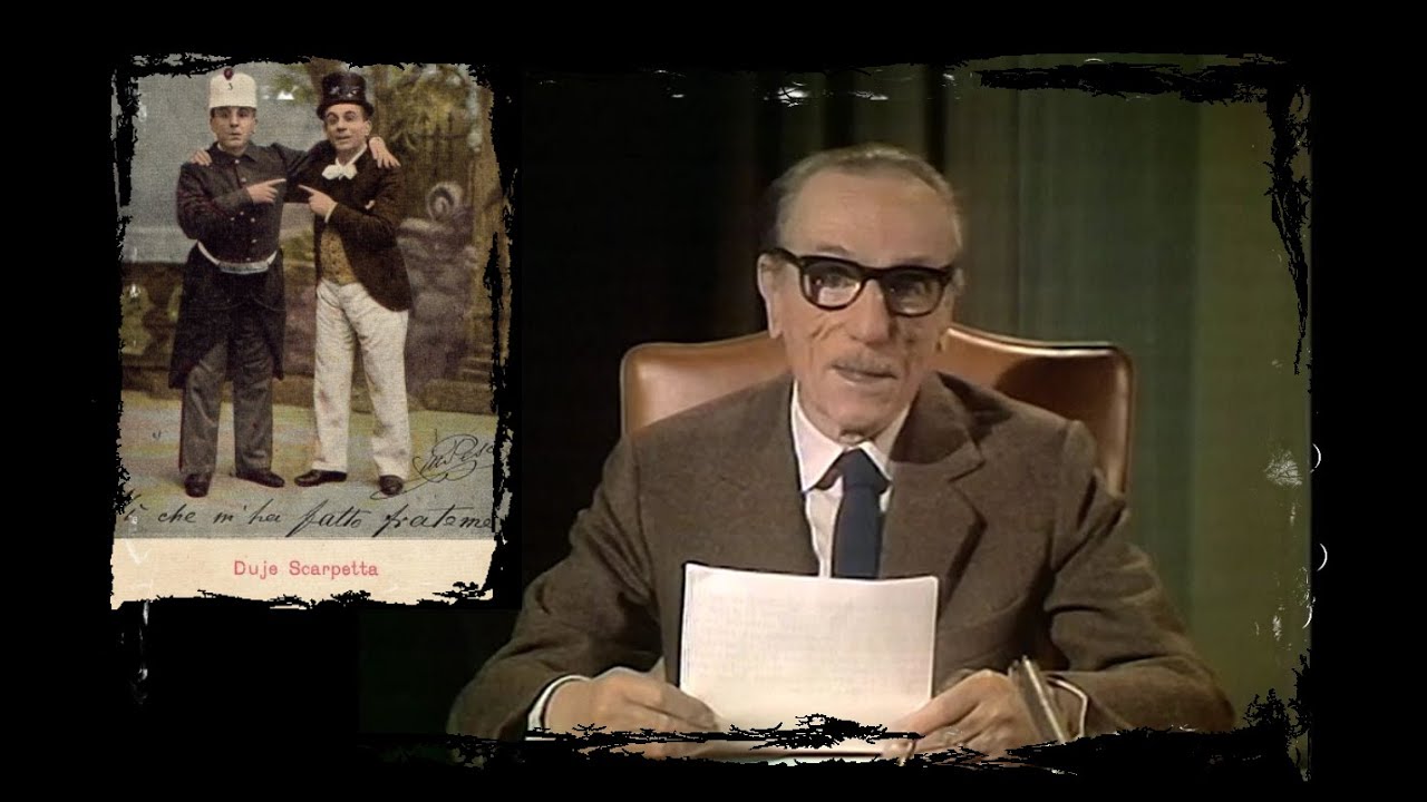 Eduardo De Filippo introduce le figure di Eduardo e Vincenzo Scarpetta