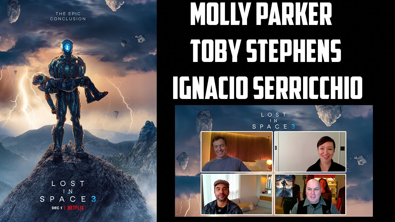 Molly Parker, Ignacio Serricchio & Toby Stephens Interview - Lost in Space S3 (Netflix)