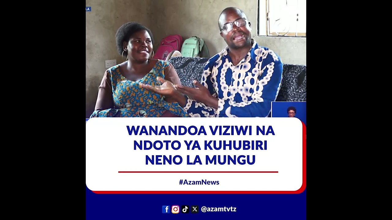 Wanandoa viziwi wenye ndoto ya kueneza Neno la Mungu