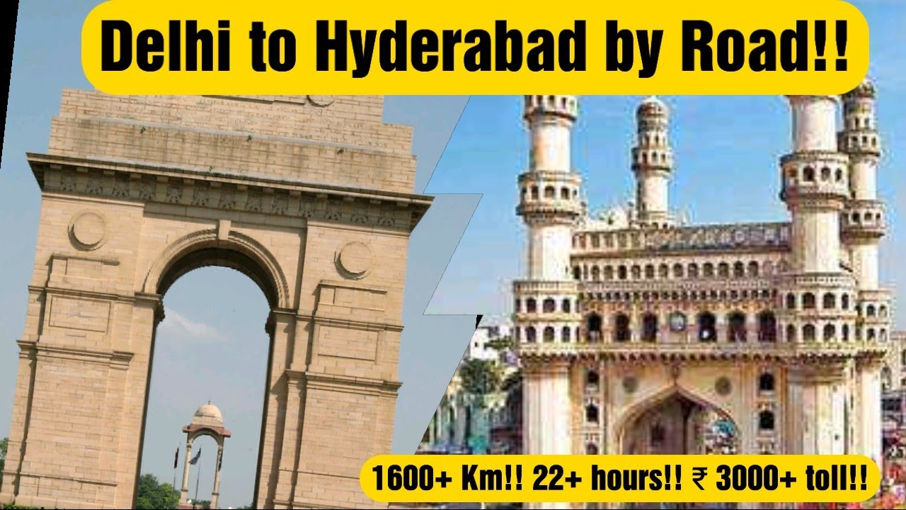 Delhi to Hyderabad -A wagonR 1600+ km by Desi Cruise Dc!!