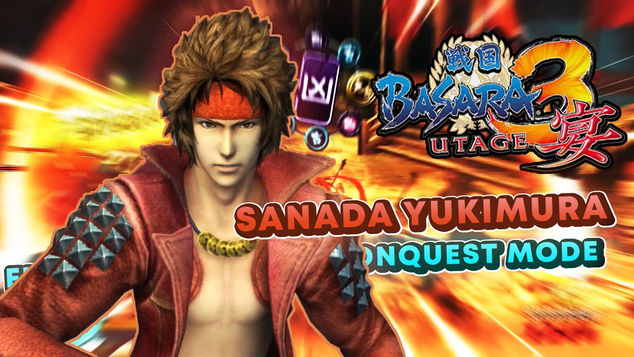 Sanada Yukimura Full Conquest Mode - Sengoku Basara 3 Utage Wii Emulator [No Commentary]
