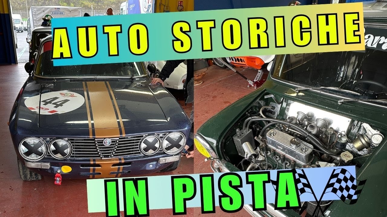 Una giornata in pista a Vallelunga con le Auto Storiche della Scuderia Valdelsa: Mini, Alfa e Marcos