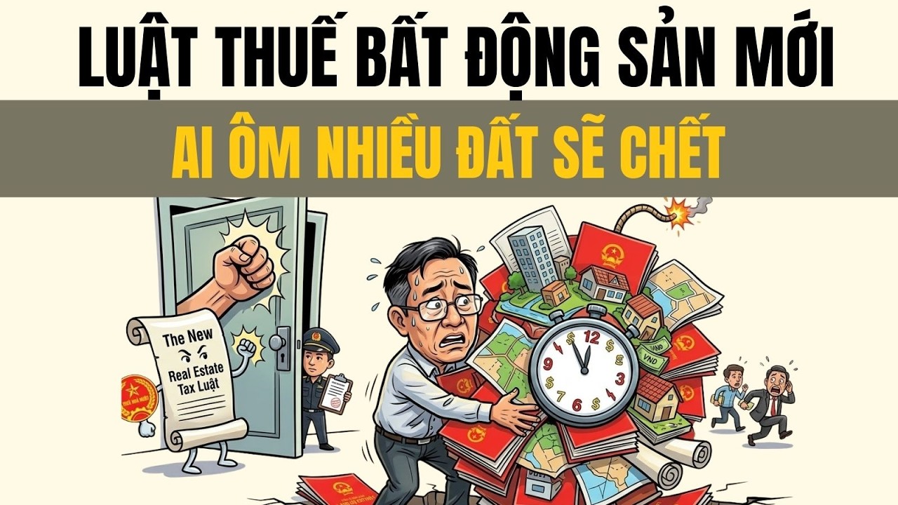 BẢN ÁN  CHO DÂN ĐẦU CƠ: LUẬT THUẾ BẤT ĐỘNG SẢN MỚI GÕ CỬA – ÔM NHIỀU ĐẤT GIỜ LÀ ÔM BOM