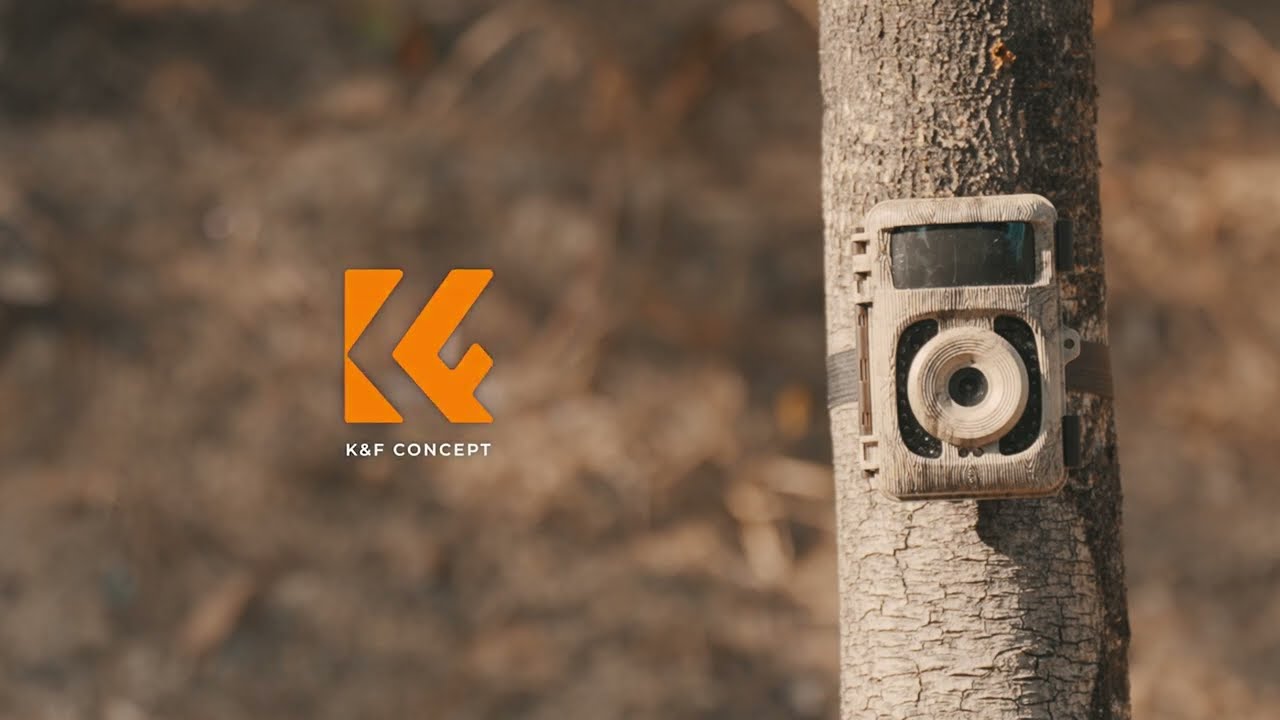 K&F Concept Vid&eacute;o d'Op&eacute;ration de Cam&eacute;ra de Chasse 4K 32MP Cam&eacute;ra Animaux WiFi Bluetooth