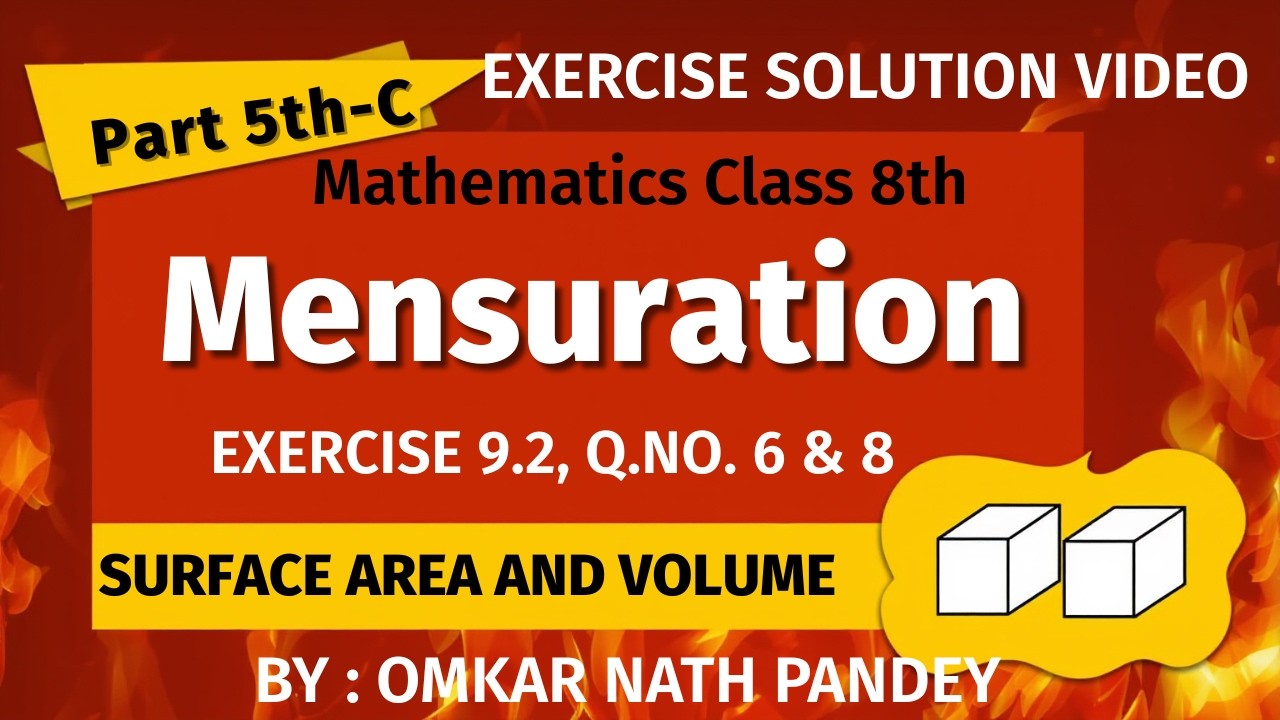 How to solve Class 8 Maths Ex 9.2 Q6 and Q8 | Chapter 9 NCERT Solutions